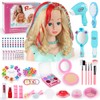 BuzzoXerex Children's Hairdressing Head Set, 58 Pieces Make-Up Head for