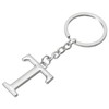 PATIKIL Initial Letter Keychain, Letter T Key Chain DIY Pendant