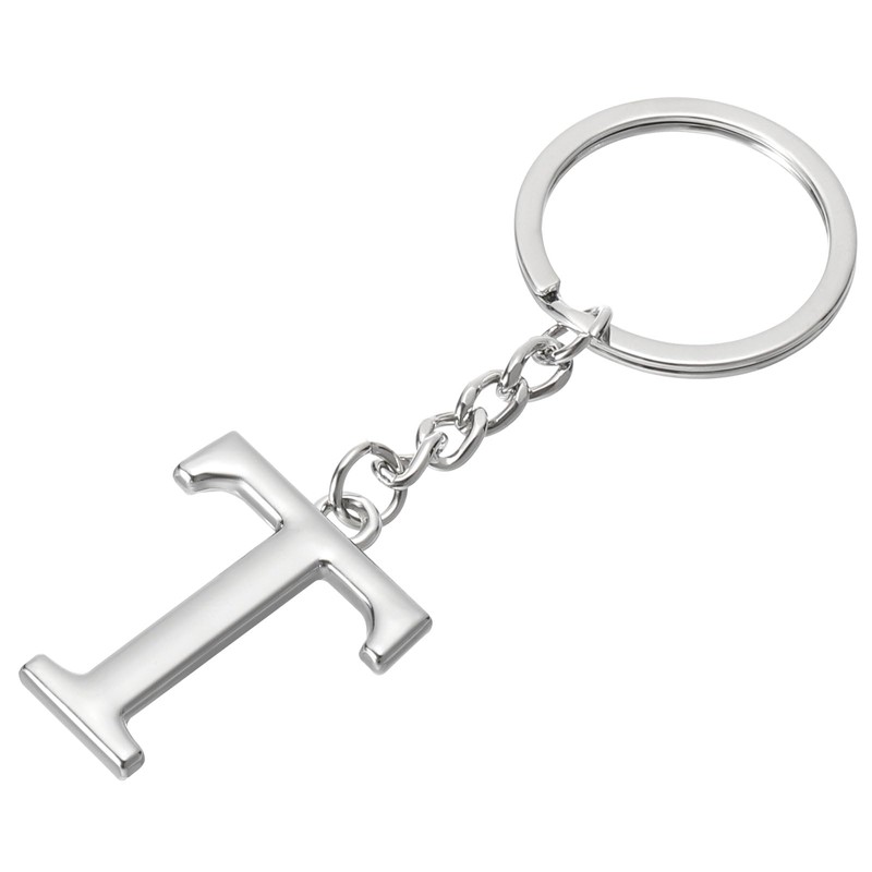 PATIKIL Initial Letter Keychain, Letter T Key Chain DIY Pendant