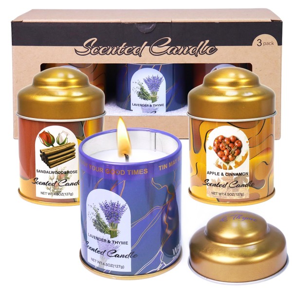 Apple & Cinnamon and Lavender & Thyme and Sandalwood &