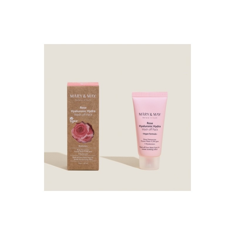 Mary&May [Mary&May]*mini* Rose Hyaluronic Hydra Wash off Pack 30g