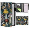 Server Books for Waitress Waiter with Zipper Pocket, Autumn Mushrooms
