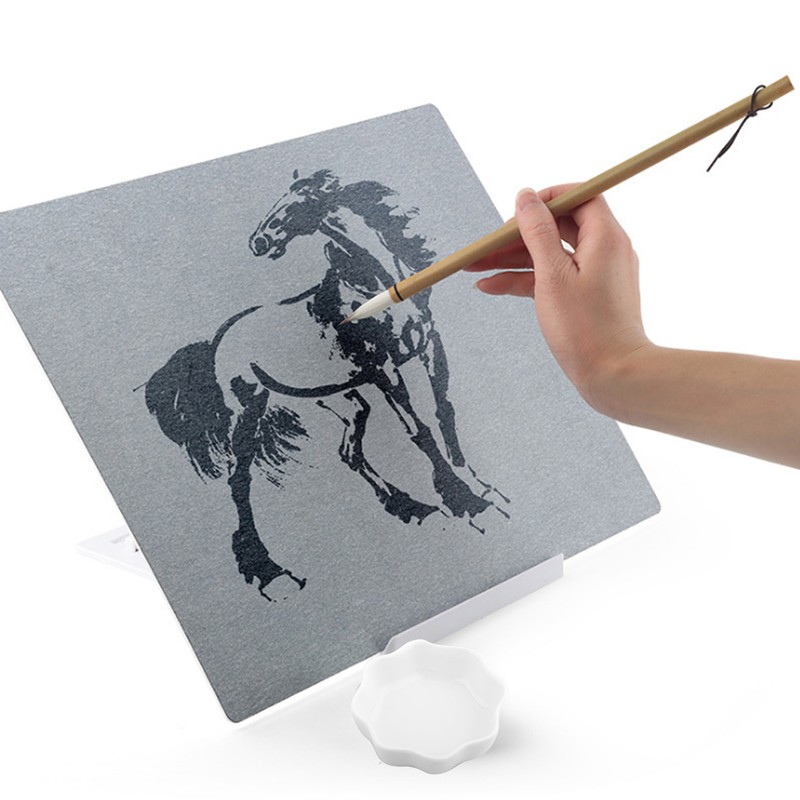 Brush Water Drawing Board Reusable A4 for Kid Adults Relaxing