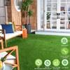 SHNOSU Artificial Grass Turf 4FTX5FT Outdoor Rug 0.8 Inch Fake