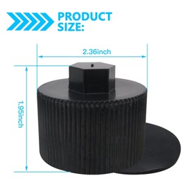 Premium Sand Filter Drain Cap Replacement with Gasket Fit for Pentair Sand Dollar top Mount Pool and for spa Sand Filter Models SD 35, SD 40, SD 60, SD 70, SD 80