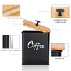LUKMILEE Airtight Coffee Canister-Coffee Container, Airtight 40 oz Large Iron
