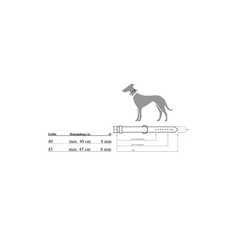 HUNTER Collar List, 40 rope, creme