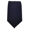 TigerTie - Slim Designer Tie in Plain Rips Patterned, Blue,