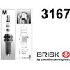 BRISK Premium Racing MOR14LGS 3167 Spark Plugs (Pack of 4)