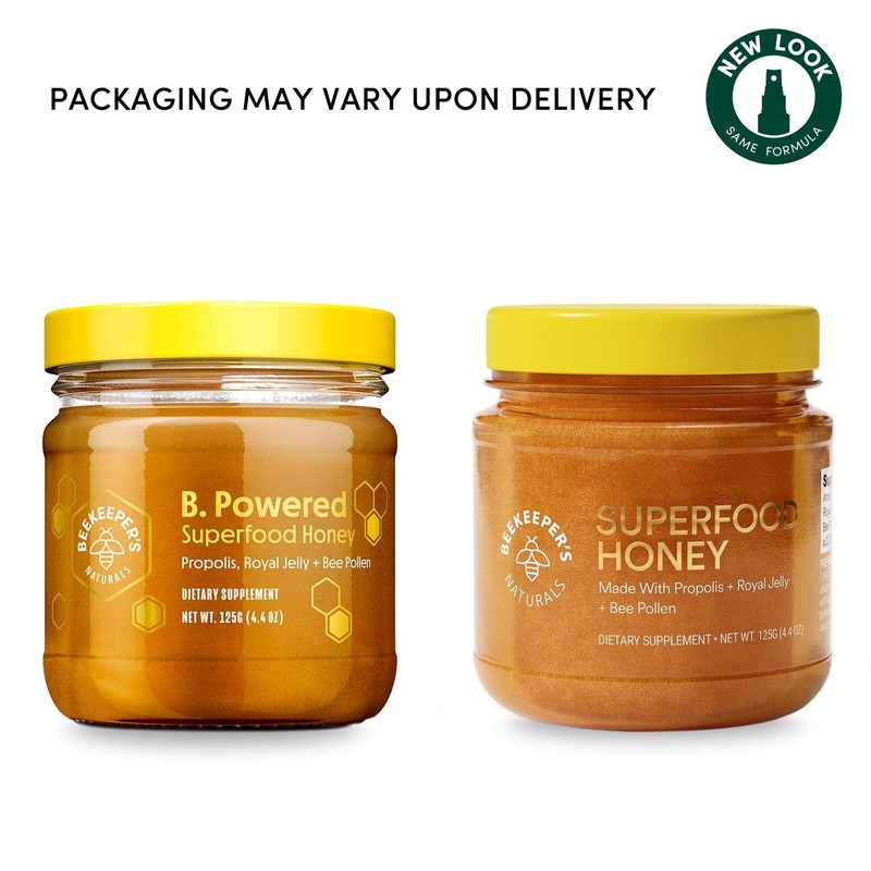 Beekeeper's Naturals Superfood Honey Pure Hive Power Natural Energy Immune