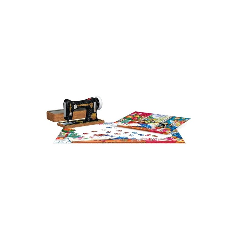 EuroGraphics Sewing Machine Tin Jigsaw Puzzle, Medium