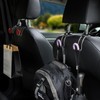 Soleebee 2 Pack Bling Car Headrest Hooks Crystal Rhinestones Universal