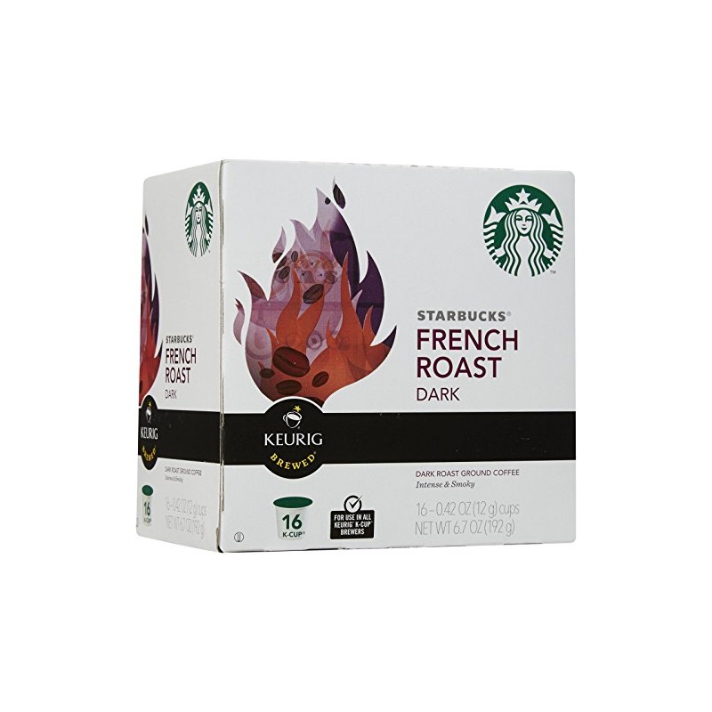 Starbucks dark French Roast, K-Cup Portion Pack for Keurig K-Cup