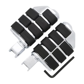 FENGREN Motorcycle Rear Footrests Footpegs Pedals Footboards Fits For Honda Shadow 750 VT750 Ace/Aero/Spirit/Phantom VTX1300 VTX1800 VT1300 Fury Steed VT600 VLX400 Deluxe Magna VF750