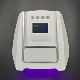 126W Professional Rechargeable Cordless UV LED Nail Lamp Gel Dryer Buzzer Sound Removable Battery Nail Curing Light Salon Nail Art Tool