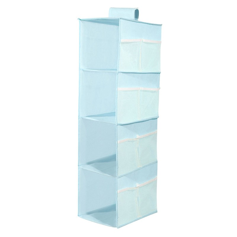 4 Layer Storage Hanging Bag Oxford Cloth Washable Foldable Hanging