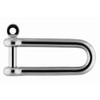 Dutyhook 10X100 Long D-Shackle With Captive Pin, Stainless Steel AISI