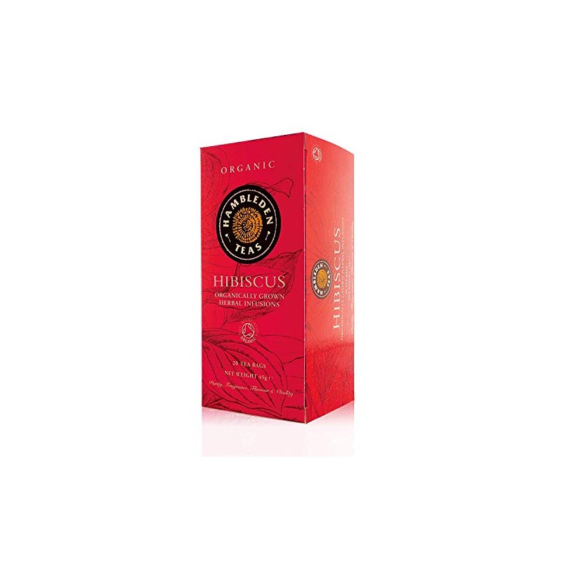 Hambleden Teas Organic Hibiscus Tea, 20 Teabags