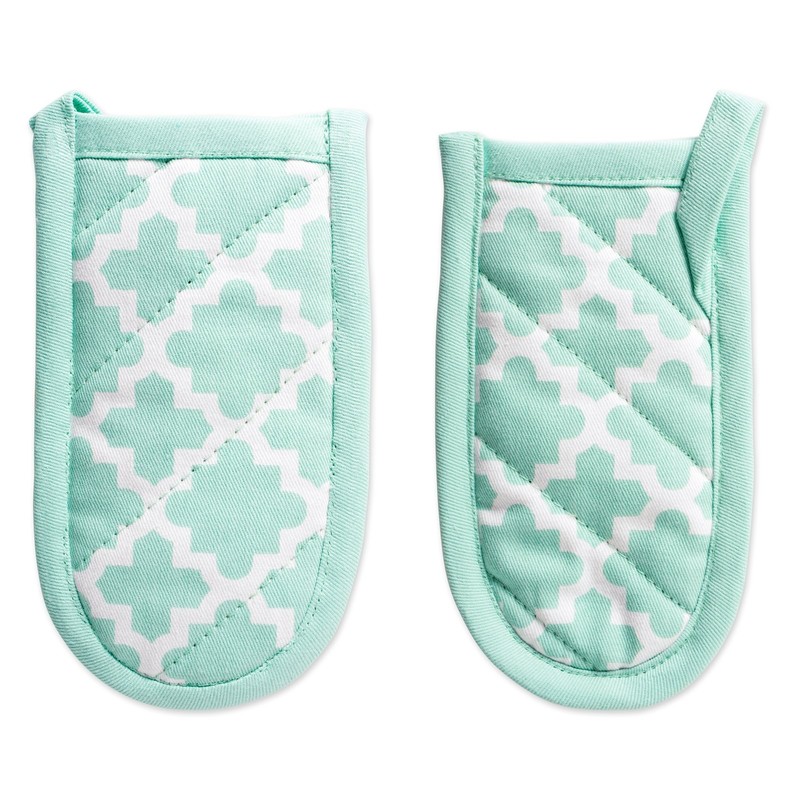 DII Lattice Basics Collection Kitchen Essentials, Pan Handle Set, Aqua,