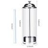 BIGINIWA Straw Holder Dispenser 100 PCS Straws includ - Clear