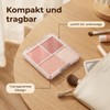 Peach Pink Blush & Highlighter Palette - 4 Colours Highly