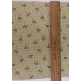 Furniture Knowledge Floral Trunk Liner chest antique vintage old inside interior sticker decal paper