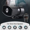 Car Megaphone Speaker 7 Tone Sound Siren Horn Emergency Sound