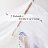 NICETOWN Kids Bed Canopy for Nursery - Decorative Soft Voile