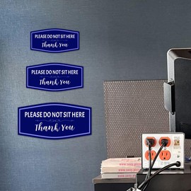 Fancy Plus Please Do Not Sit Here Thank You Wall or Door Sign - Medium