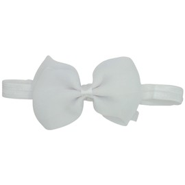 Topkids Accessories Hair Bow clip Headbands for Girls, Baby Headband, Hair Accessories for Girls, Baby Hair Accessories, Hair Accessories for Women, Bow Clip (White)