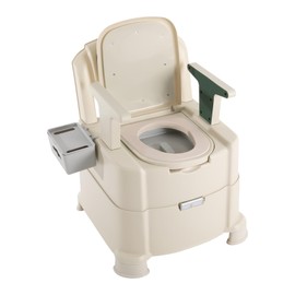 Portable Bedside Commode with Night Light, 440lb Load Capacity,PU Cushion, for Elderly, Pregnant Women, and Patients with Limited Mobility