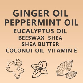 Peehss Sweet Ginger Vapor Rub Stick – All-Natural Ginger, Peppermint & Plant Extracts, Plant-Based Herbal Balm, Stick Design Easy-to-Use (2)