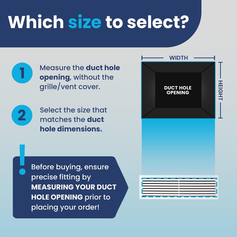 30x8 Inch (Duct Opening) Air Return Vent Cover Decorative –