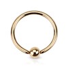 Ball Closure Ring Septum Piercing Captive Ring Lip Eyebrow Nose