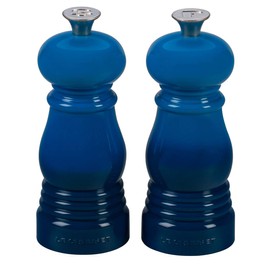 Le Creuset Petite Salt and Pepper Mill Set, 5" x 2" each, Marseille