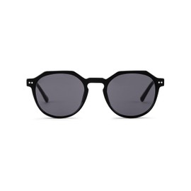Kapten & Son Manila All Black Sunglasses for Men and Women Black with Sun and UV Protection Stylish Round Lens Shape Unisex Sunglasses