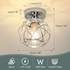 Loiogohot Hallway Ceiling Light Fixtures,Flush Mount Ceiling Lights Metal Cage