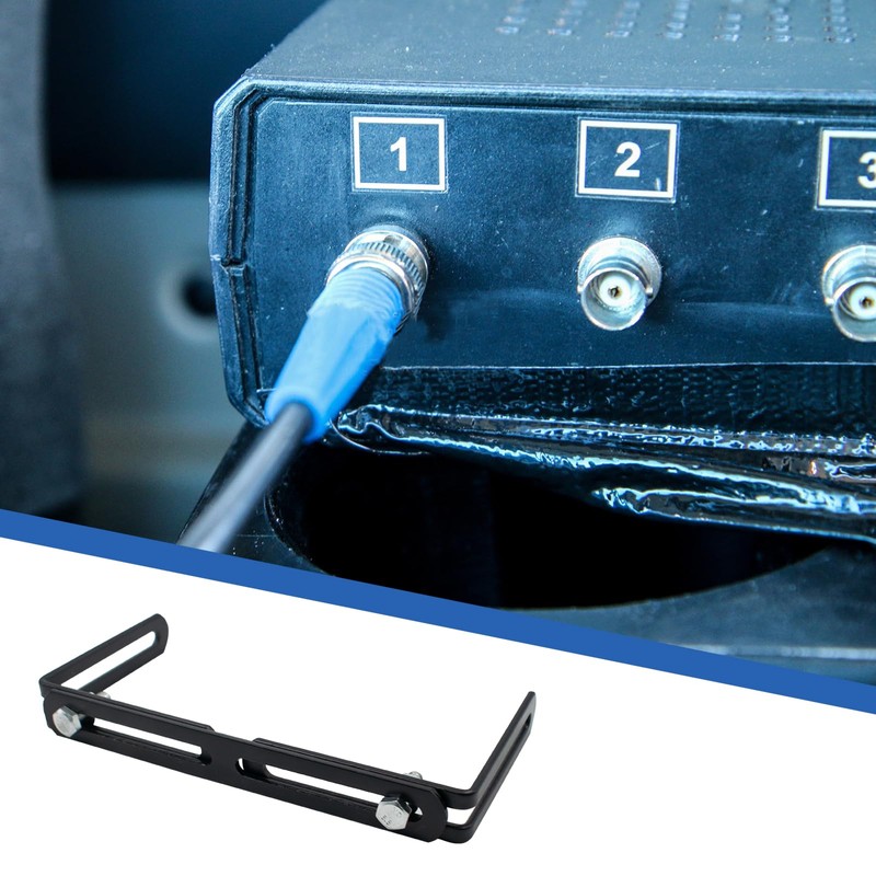 SnowTing 2 Sets Adjustable Universal Mounting Bracket for CB/Ham Radio