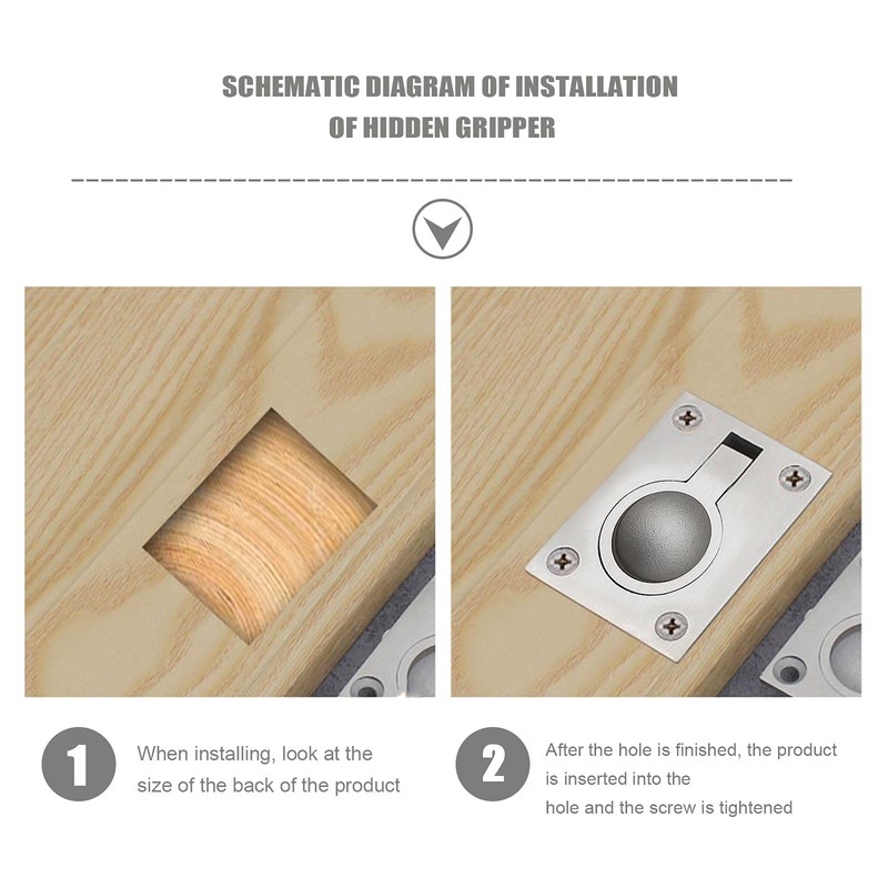 The Lord of the Tools Flush Ring Pull Handles with