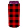 Buffalo Check Flannel Slim Can Coolie