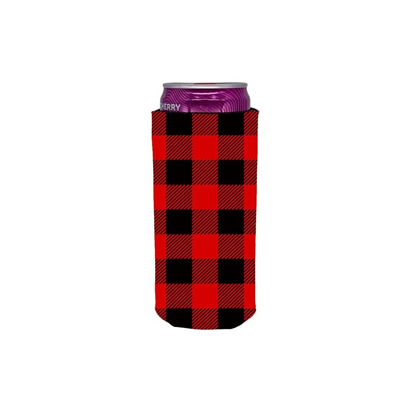 Buffalo Check Flannel Slim Can Coolie
