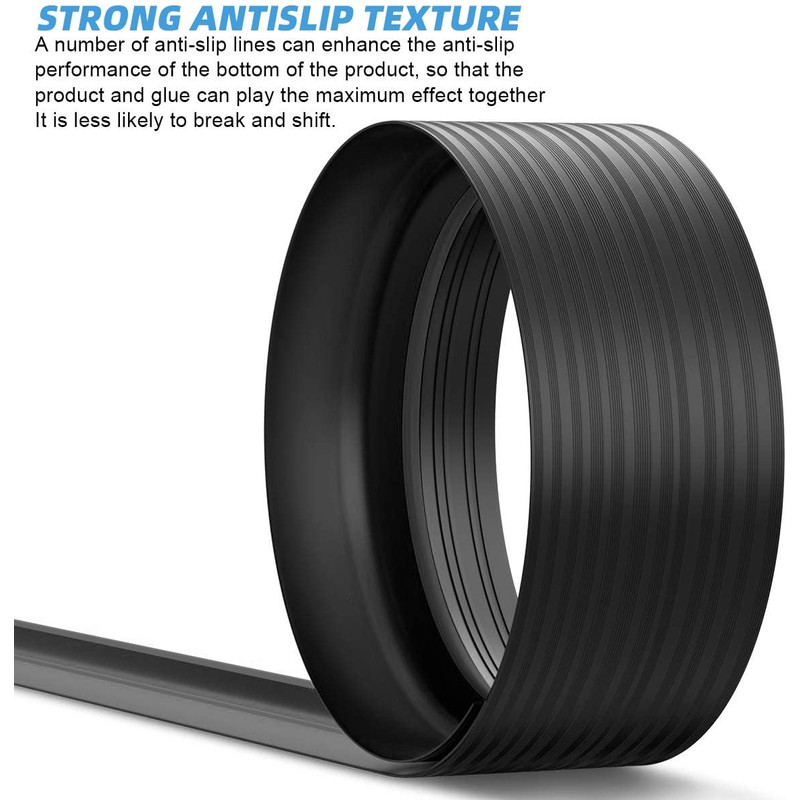 Jin&Bao Universal Garage Door Threshold Seal Strip 20FT Kit, Bottom