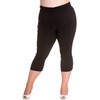 Hell Bunny Tina 50s Vintage Retro Style Capri Trousers 3/4