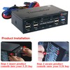 Tccmebius TCC-QL5E 5.25 Inch PC Multifunction Dashboard Media Front Panel,
