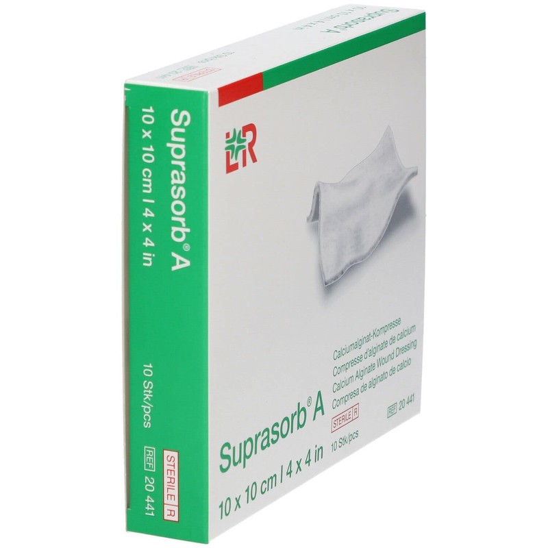 Suprasorb A Compr 10 x 10 cm, 10 Stück