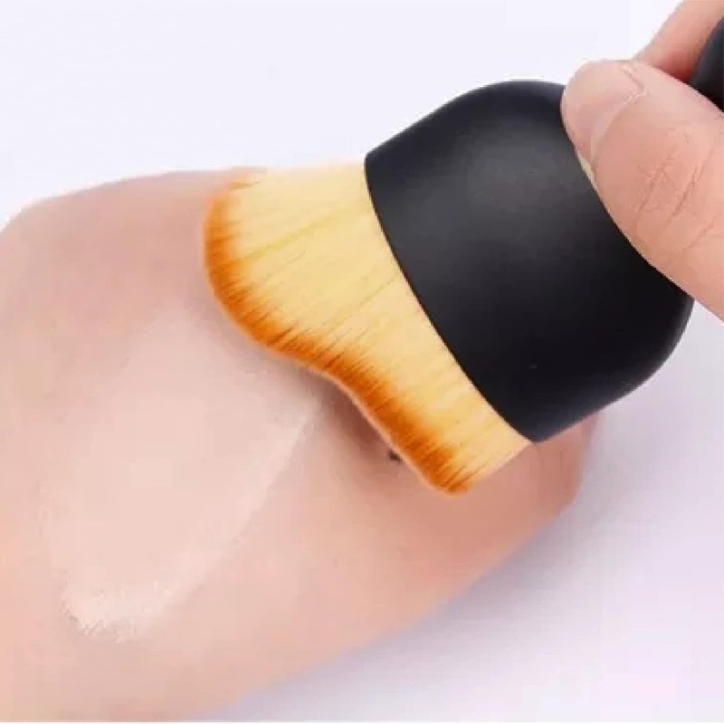 Tan Brush,Tanning and Makeup Brush Face Brush Angled Flat Foundation