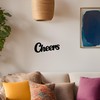 Cheers Lettering - Decorative Bar Wall Sign - Counter Decoration
