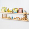 Picture Ledge Shelf for Wall, 48 inch Solid Pine Wood