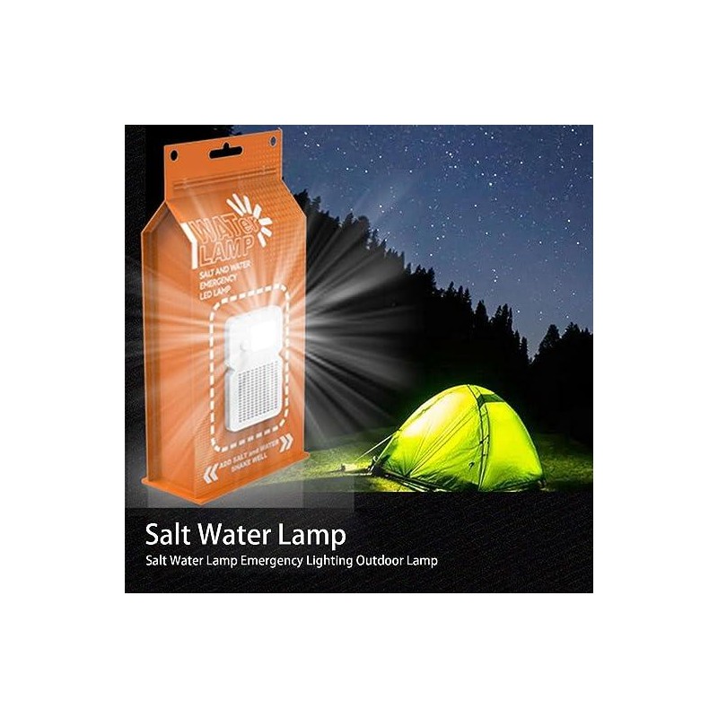 Lumi-Charge Portable Salt Water Emergency Lantern - No Battery Required