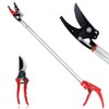 32-Inch Cut and Hold Pruners, Long-Reach Tree Pruner with Rotating